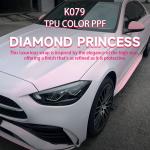 K079 Diamond Princess TPU Color Car Paint Protection Film Vinyl Wrap Glitter for sale