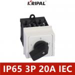 IEC Standard 3 Position Cam Switch IP65 Three Phase 20A 230-440V for sale