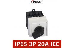 China IEC Standard 3 Position Cam Switch IP65 Three Phase 20A 230-440V supplier