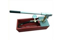 China 2.5MPA Manual Pressure Test Pump With Brass Pump Body Steel Water Tanks supplier