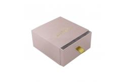 China Bulk Small Jewelry Shipping Boxes Sliding Drawer With Ribbon Pouch supplier