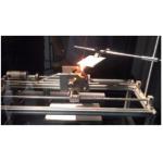 Material Burning Horizontal Flammability Tester , 220v Needle Flame Test Apparatus
