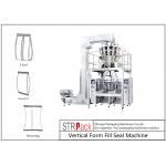 Multifunctional Granule Packing Machine 10 - 500g Filling Range 180 - 420mm Film Roll Width With Multi-Head Combination for sale