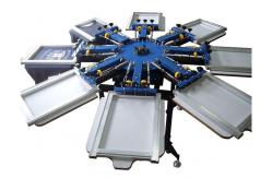 China 8 Color 8 Station Screen Press supplier