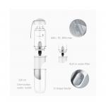 Customized Puppy Drinking Bottle Filtered Pure Water BPA Free Double Leakproof for sale
