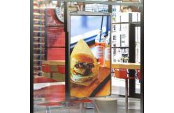 China 55 Inch Double Sided Digital Signage Screens Window Sunlight 1920x1080 supplier