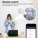 WIFI EU Plug Socket Tuya Smart Home Automation Electrical Wifi Controlled Socket