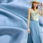 Dyeable Stretch 95% Mulberry Silk 5% Spandex Silk Chiffon Fabrics 100gsm for sale