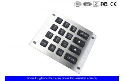 China Rear Panel Mount Led Illuminated Metal Keypad for Industrial Machines supplier
