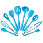 10 Pieces/Group Silicone Heat-Resistant Kitchen Cooking Utensils for sale