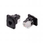 RJ45 D type CAT5E UTP keystone jack Toolless female jack panel mount telecommunications  for sale