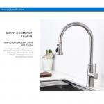 Three Mode Spray Head Kitchen Faucet Touch Control Kitchen Tap CUPC 5.24L/Min for sale