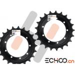 EB25.4 Mini Excavator Undercarriage Parts / Pel Job Stainless Steel Sprockets for sale