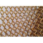 0.8x7mm Stainless Steel Ring Mesh For Night Closures Of Shopping Center for sale