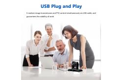 China Remote Control 4K PTZ Video Conference Camera 5X Zoom 116 Degree Wide Angle supplier