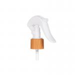 Wooden Circle 24/410 28/410 With Button Type Mini Trigger Sprayer Used For Bottles for sale
