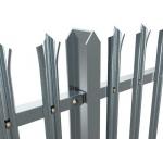 Garden 1.8 M 2.4 M 3M Palisade Fencing And Gates Q235 Material for sale
