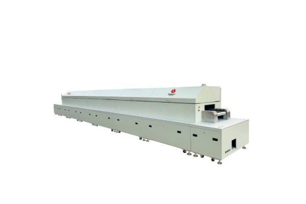 500mm Width Conveyorized Oven Force Bone Net Conveyor Tunnel Oven