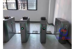 China Anti Panic Pedestrian Turnstile Gate LED Traffic Lights Guidance ESD Turnstile Gate System supplier