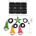 Solar Power System Solar Panel Mini Home Lighting System with Mobile Charger SRE-88G-3 for sale