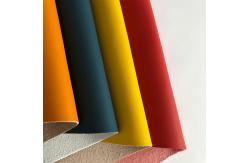 China 1.4mm Sofa Microfiber Leather Silicone Microfiber Composite Leather supplier