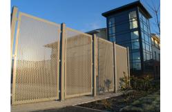 China Waterproof Metal Wire Mesh Fencing 2mm Aluminium Perforated Panels supplier