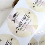 Youfu CDR PSD Adhesive Label Sticker Removable Rolls Glossy Matt Lamination BOPP for sale