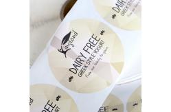 China Youfu CDR PSD Adhesive Label Sticker Removable Rolls Glossy Matt Lamination BOPP supplier