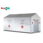 Air Inflatable Tent 6x3x3mH White Pvc Inflatable Hospital Tent For Isolation for sale