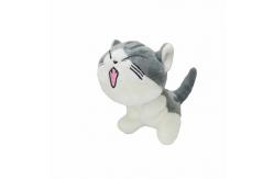 China 15cm Cat Plush Keychain With Polypropylene Cotton Filling supplier