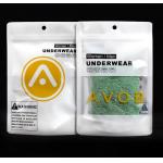 Custom Resealable Stand Up Pouch Underwear Packaging Zip Lock Mylar Bags With Clear Window for sale