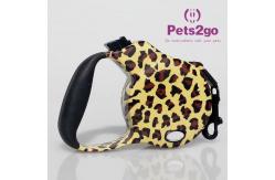 China Chrome Plated 237g 3m Retractable Cord Dog Leash supplier