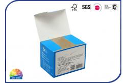 China Auto Button Lock Folding Carton Box Medical Care Tampon Lotion Shipping Boxes supplier