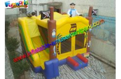 China Popular Pirate Inflatable Bouncer Slide , Bouncer Combo Slide With PVC Tarpualin supplier