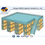 Plywood Board Industrial Mezzanine Floors Racking System With Staircase