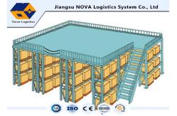 China Plywood Board Industrial Mezzanine Floors Racking System With Staircase supplier