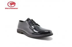 China Breathable Mesh Lining Black Leather Uniform Shoes By Shining Microfiber Womens supplier