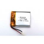 Pendant Pager Lithium Polymer Battery 110mAh Size 302025P With KC CE UL CB ROHS Approval for sale