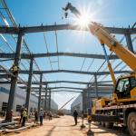 Efficient Secure Metal Roof Frame Prefab Steel Construction For Warehouse Workshop for sale
