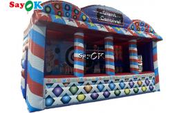 China Carnival Party Tarpaulin Inflatable Air Tent Four In One Game supplier