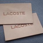 Sustainable OEKO Embossed Leather Tags For Jeans for sale
