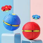 LED Flying Dog Ball Interactive Pet Toys Rubber Plastic Interactive Puppy Toys