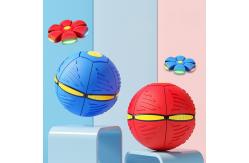 China LED Flying Dog Ball Interactive Pet Toys Rubber Plastic Interactive Puppy Toys supplier