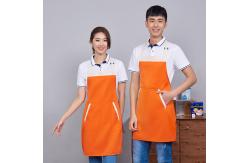 China Polyester Protective Kitchen Cooking Apron Plain SGS Elastic Strap ODM supplier