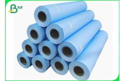 China 80GSM 50m - 150m Double Sides Blue Inkjet Good Print Copy Plotter Paper supplier