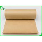 100gsm Good Strength Roll Brown Kraft Paper food Grade of 31inch 43inch Width