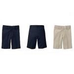 Polyester Fabric Boys Grey School Pants Anti - Pilling With A Right Back Pocket