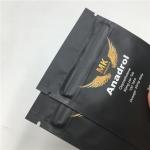 Zipper Matte Snack Plastic Pouches Packaging Printed Three Side Sealed for sale