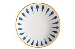 China 4 Plates Ceramic Dinnerware Set With Simple Design And Customer Logo supplier