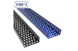 China Customizable White Electrical Cable Tray Metal For Cable Organization 6000MM Length supplier